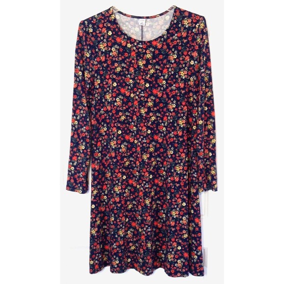Vtg Y2K Old Navy Dress Wn M Floral Ditsy Babydoll Peasant Alt ASO Violet Harmon - Picture 1 of 11